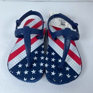 Tropic Sun Patriotic Toddler Sandals Unisex NEW Size 5/6